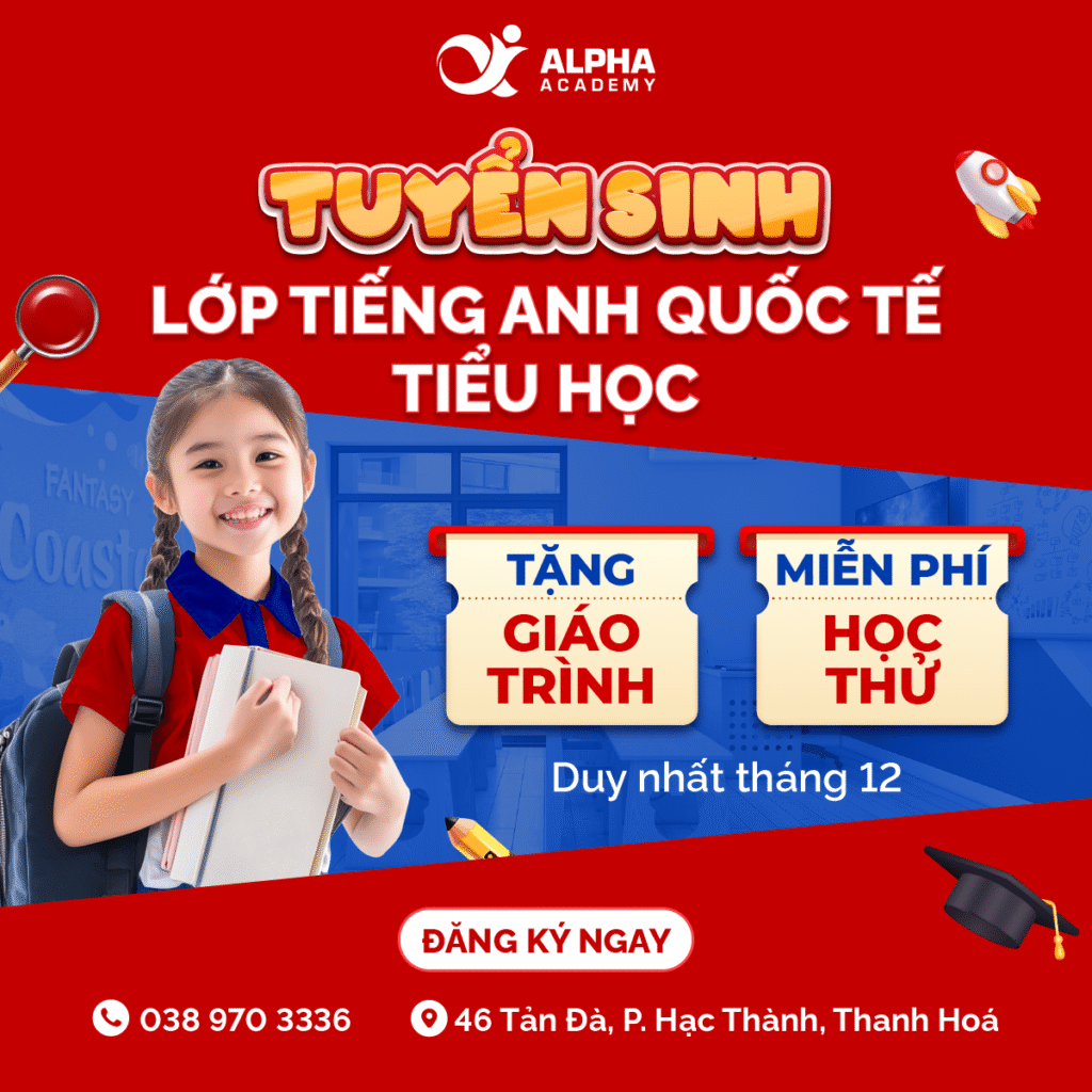 Anh ngữ Alpha Academy Thanh Hóa